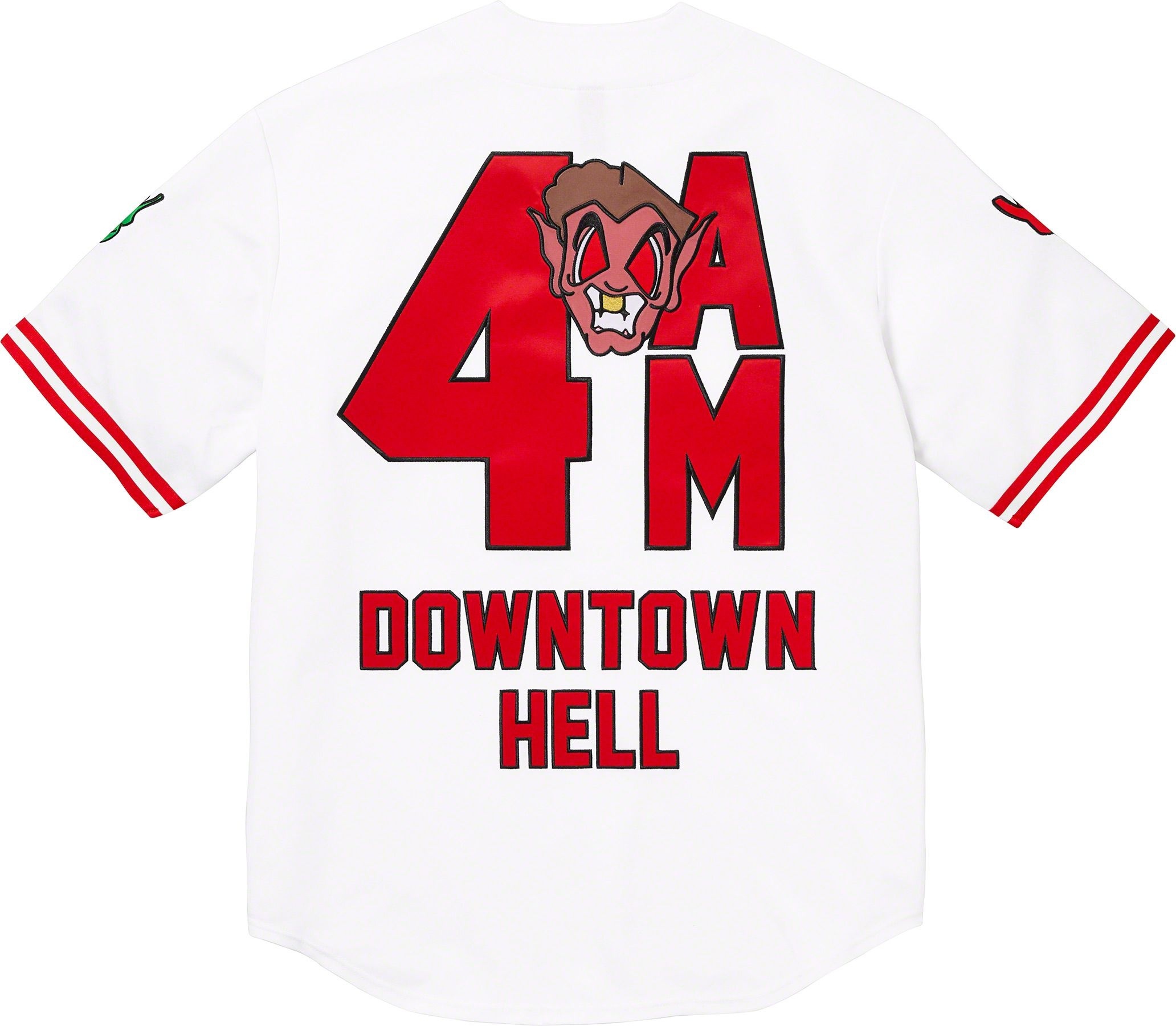 Supreme®/Mitchell & Ness® Downtown Hell Baseball Jersey view 14